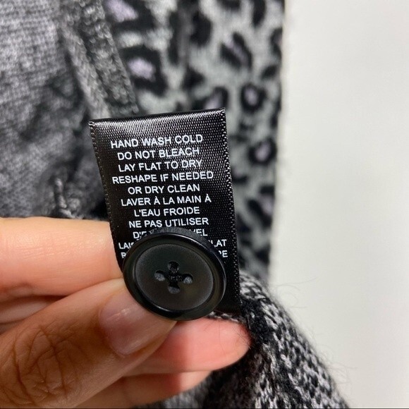 La Vie Rebecca Taylor Jacquard Cardigan L NWOT - Picture 9 of 14